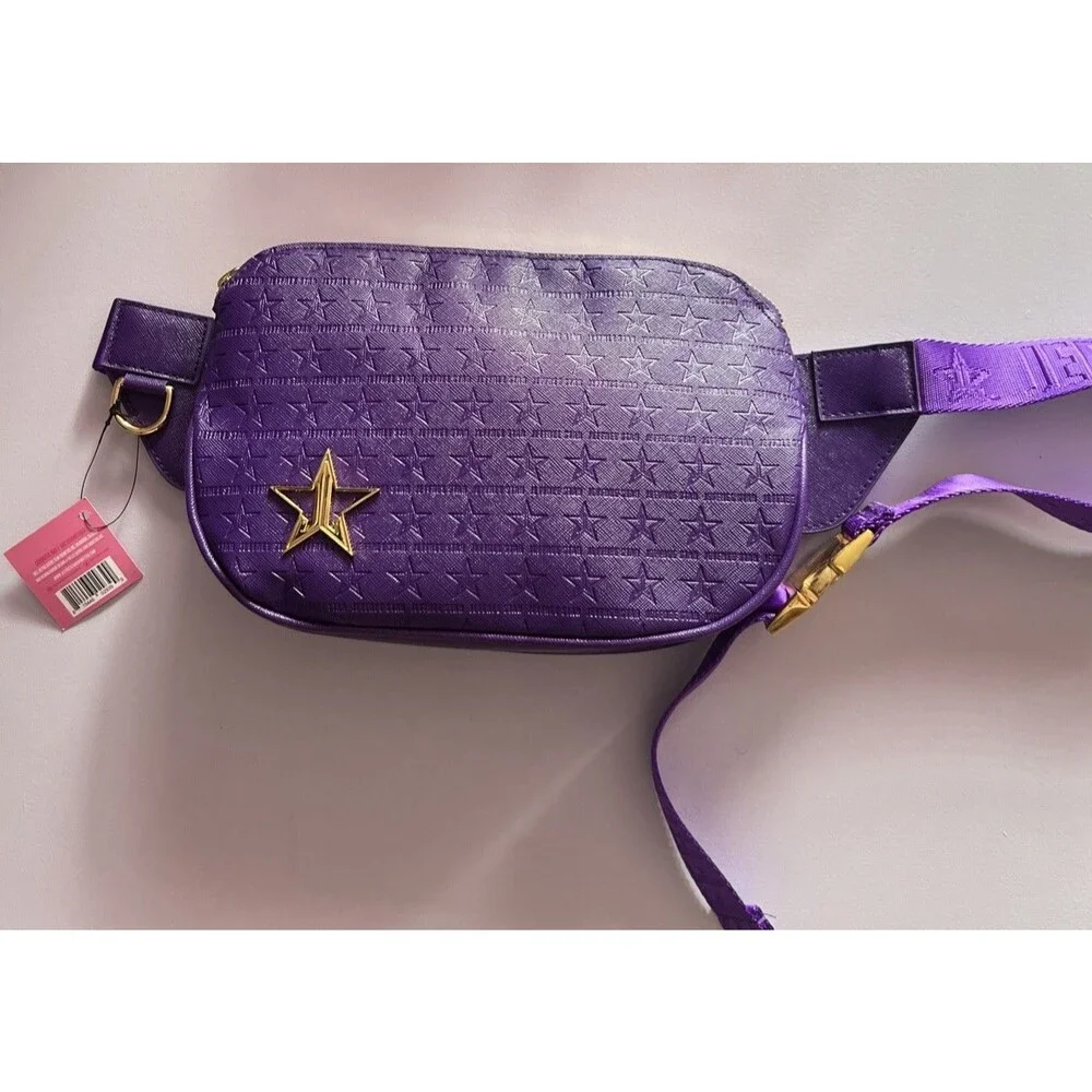 Jeffree Star Purple Waist Fanny Pack Cosmetic Bag Blood Lust Collection NWT